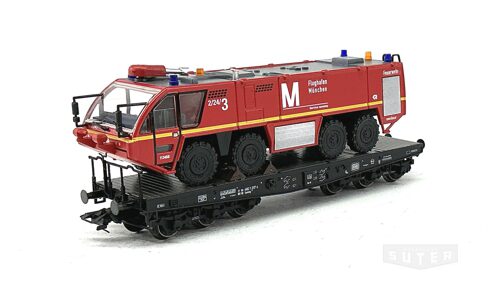 Märklin 48667 *Schwerlastwagen mit Feuerwehrwagen