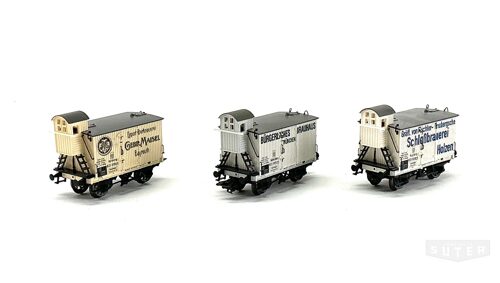 Märklin 45252 *K.Bay.Sts.B Bierwagen-Set  3 Wagen