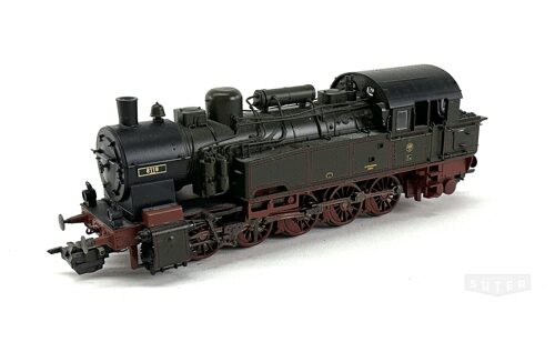 Märklin 37166 *Güterzug-Tenderlok Reihe T16 dunkelgrün mfx digital-Sound