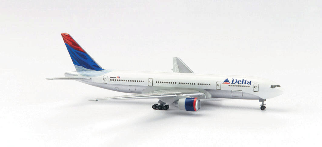 Herpa 512206 *Delta Air Lines Boeing 777-200 (neue Bemalung)