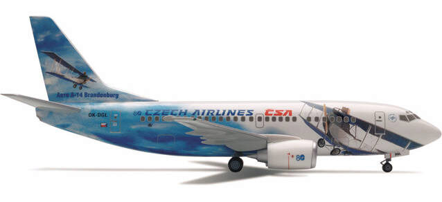 Herpa 551090 *CSA Boeing 737-500 "80th Anniversary"
