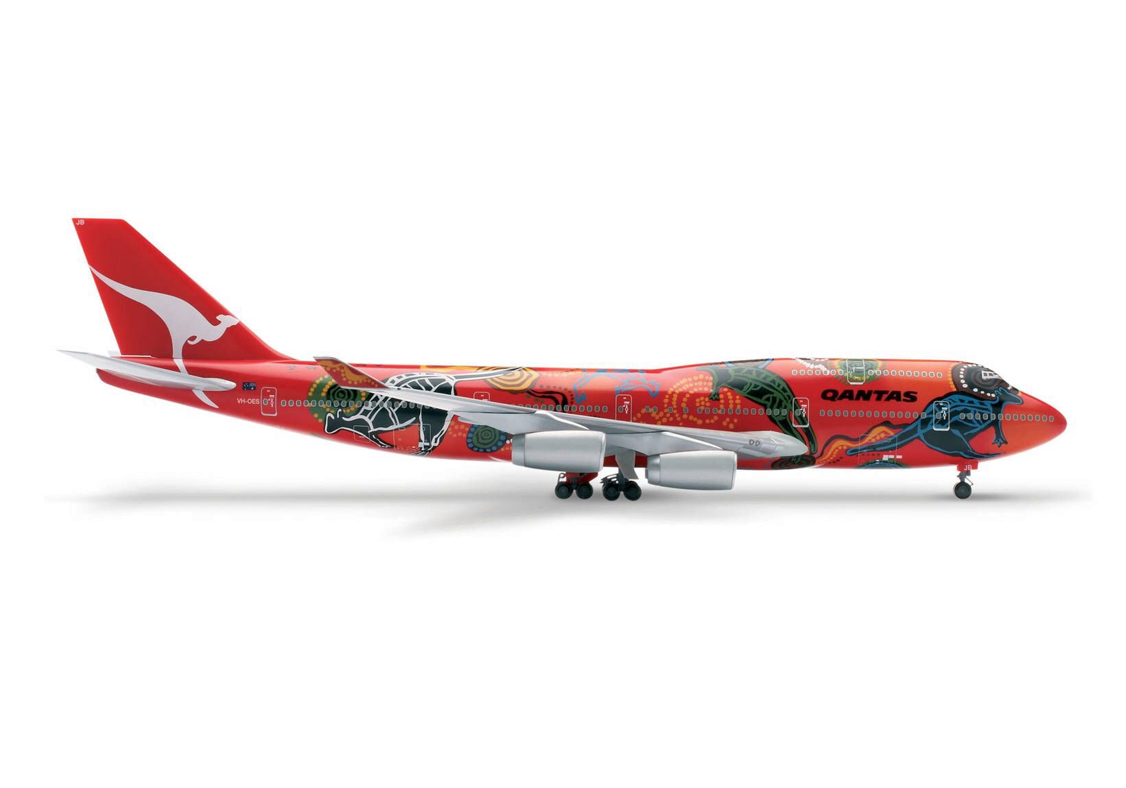 Herpa 551243 *Qantas Boeing 747-400 „Wunala Dreaming II“