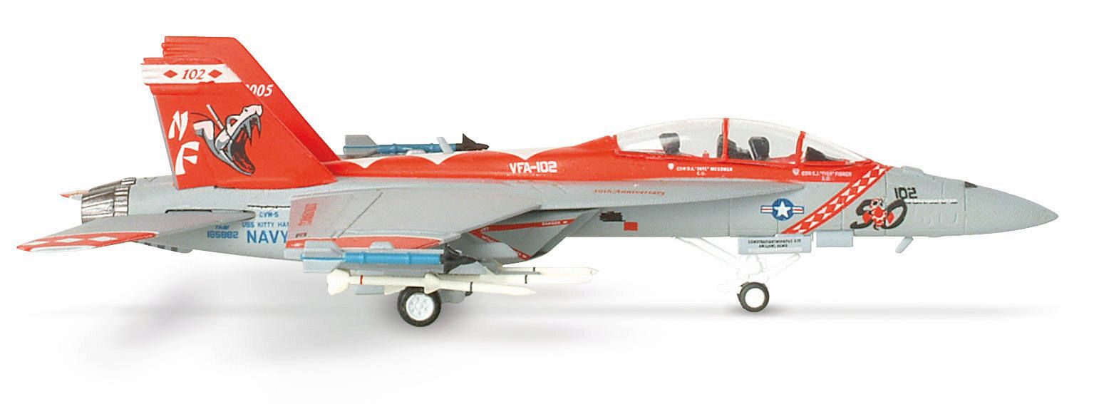Herpa 551656 *VFA-102 Diamondbacks F/A-18F "Super Hornet" 50th anniversary