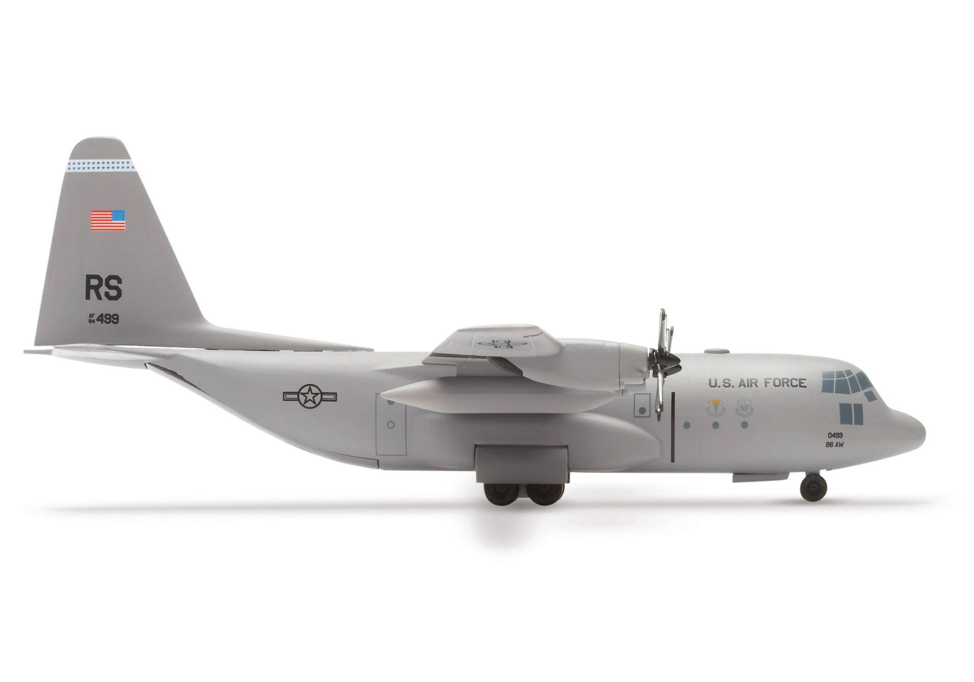 Herpa 551779 *USAFE Lockheed C-130 Hercules "37th Airlift SQD, Ramstein AB"