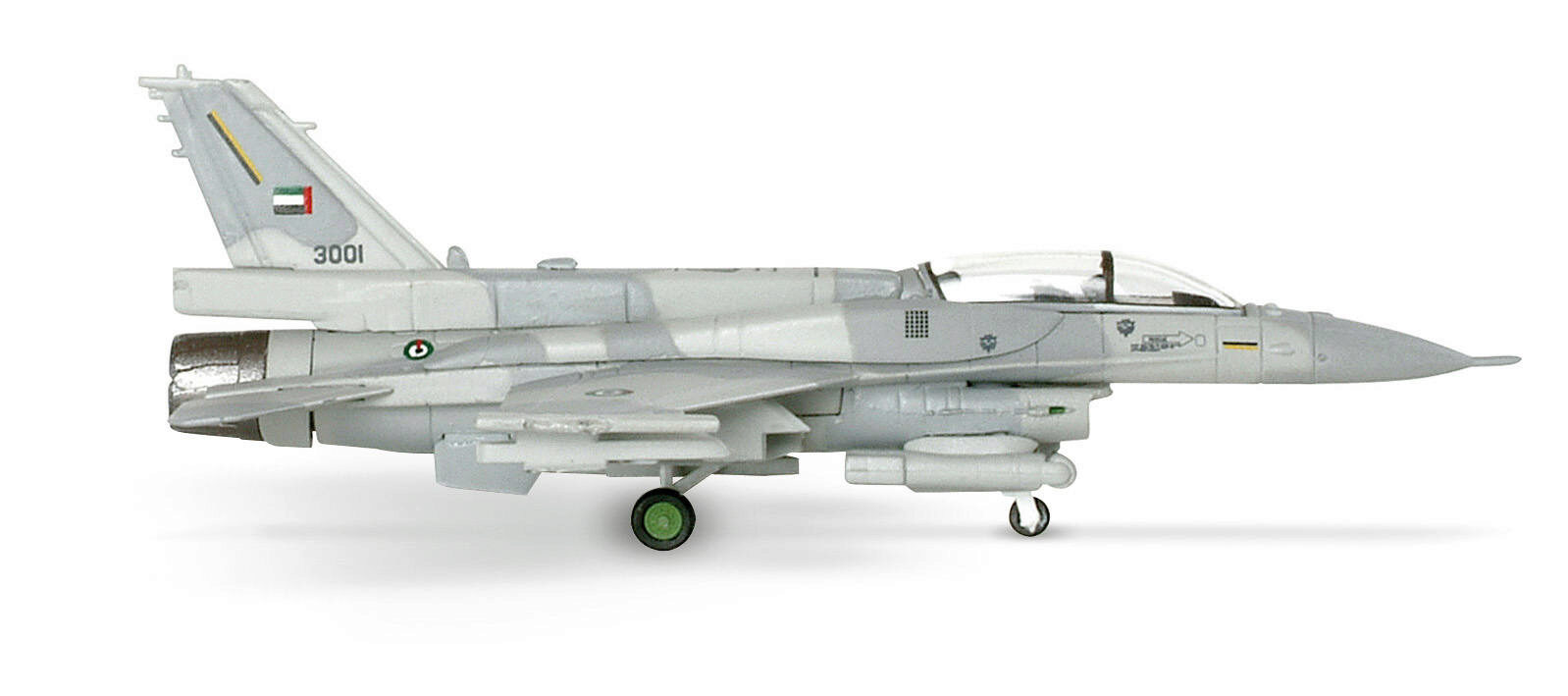 Herpa 551786 *UAE Air Force 6. ELT Lockheed Martin F-16D Block 60