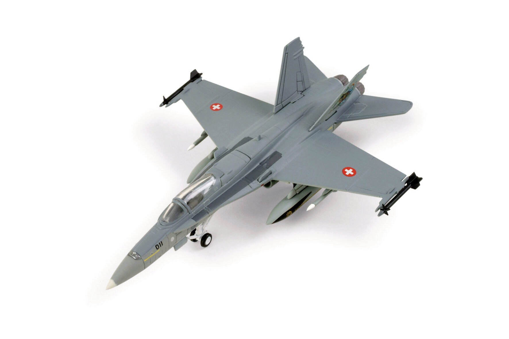 Herpa 552653 *Swiss Air Force McDonnell Douglas F/A-18C Hornet Fliegerstaffel 1, "Tiger Meet 2004"