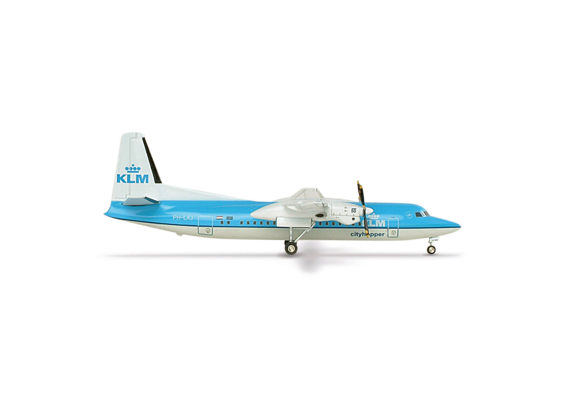 Herpa 552714 *KLM Cityhopper Fokker 50