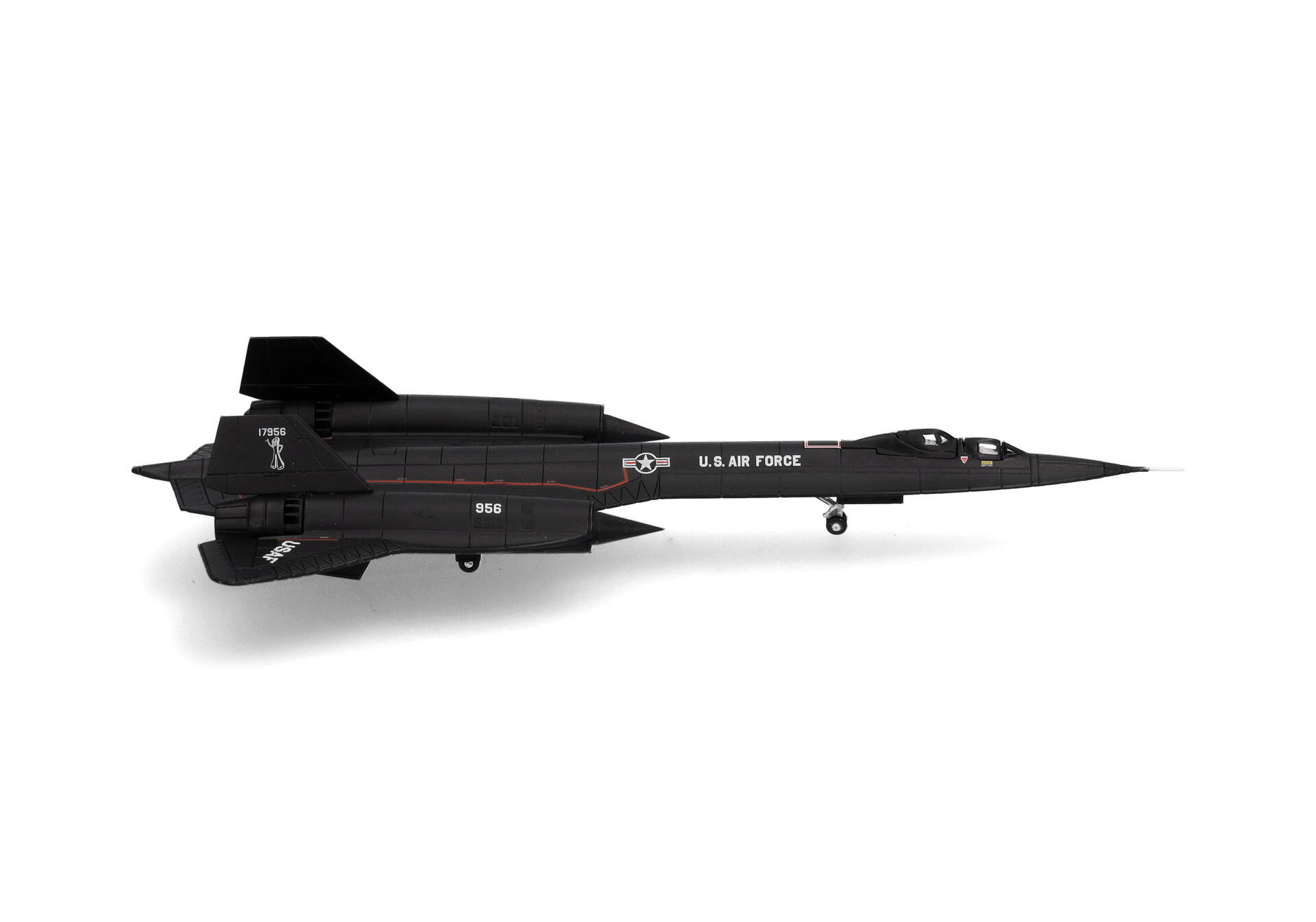 Herpa 573290 *U.S. Air Force Lockheed SR-71B Blackbird - 9th Strategic Reconnaissance Wing, Beale Air Base “Gumby” – 61-7956