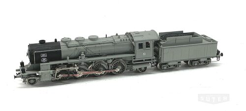 Rivarossi 96266 *Schlepptender Dampflok P10  grau AC