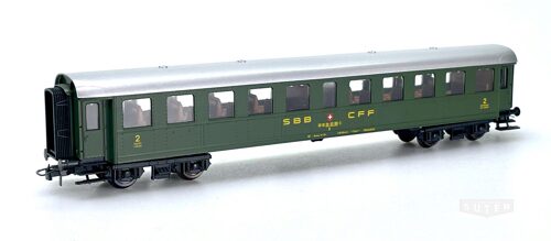 Roco 44465 *SBB Personenwagen schwere Bauart, 2.Klasse AC-Achsen