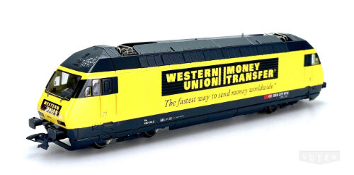 Roco 69514 *SBB E-Lok Serie 460  "Western Union", gelb/schwarz, digital siehe Foto