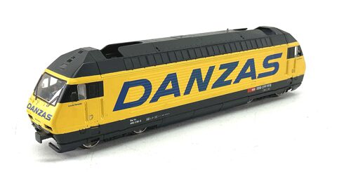 Roco 43879 *SBB E-Lok Re 460 Danzas Pantos fehlen, Gehäuse defekt Funtkion nicht überprüft