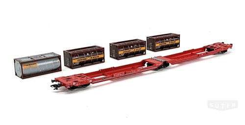 Roco 77389 *Doppeltragewagen T3000e Bertschi