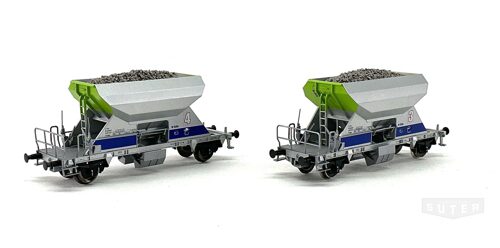 Roco 67051 *BLS Schotterwagen Set 2.tlg