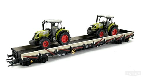 Trix 24427 *Rungenwagen beladen mit  2 Traktoren