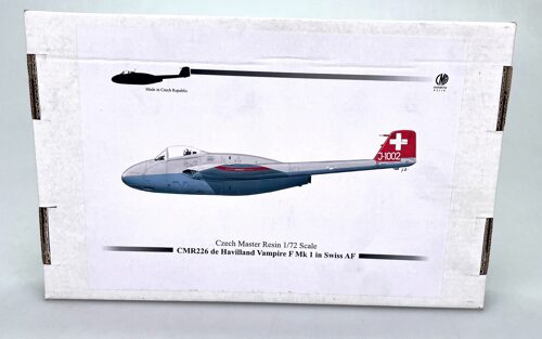 Lot 3494 *Czech Master  CMR 226  de Havilland F Mk 1 CH-Decals 1:72 Bausatz
