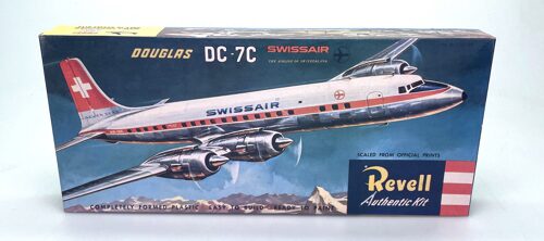 Lot 3591 *Revell H267 DC 7C Swissair  1:122  Bausatz