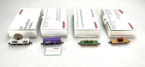 Lot 7736 *Spur Z Konvolut Märklin Güterwagen 4tlg