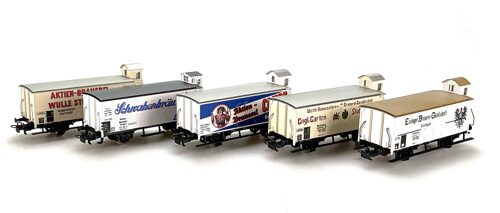 Lot 8486 *Spur H0 Konvolut Märklin nostalgie Bierwagen 5tlg