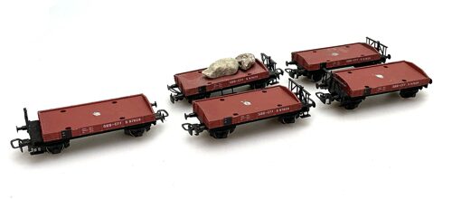 Lot 8785 *Spur H0 Konvolut Ruco SBB Niederbordwagen 5tlg