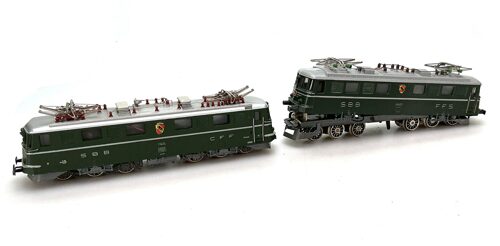 Lot 8858 *Spur H0 Konvolut Märklin SBB Lokomotiven  Funktion nicht überprüft 2tlg