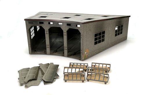 Lot 8867 *Spur H0 Konvolut Lokschuppen Blech