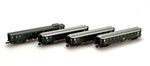 Lot 8917 *Spur N Konvolut Fleischmann  Personenwagen  4tlg