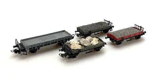 Lot 9208 *Spur H0 Konvolut Ruco SBB Gütewagen  4tlg