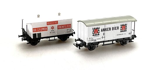 Lot 9252 *Spur H0 Konvolut Ruco SBB Bierwagen 2tlg