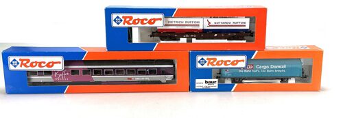 Lot 9541 *Spur H0 Konvolut Roco Wagen 3tlg
