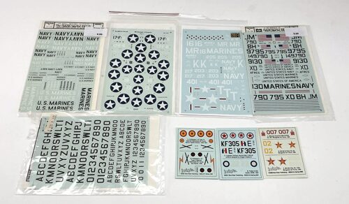 Lot 9589 *Bausatz Konvolut Decals 8tlg