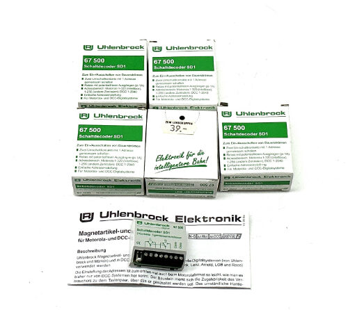 Lot 11528 *Digital  Konvolut Uhlenbrock Digital Schaltdecoder 5tlg