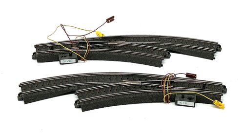 Lot 11549 *Spur H0 Konvolut Märklin C-Gleis Bogenweichen digital + Antrieb 2tlg