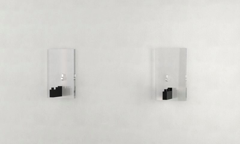 Train Safe GWH-H03L-1E *Geteilte Wandhalterung - Spur H0  1-Fach  paar