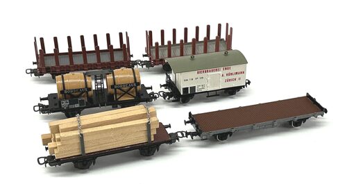 Lot 9702 *Spur H0 Konvolut SBB Güterwagen 6tlg