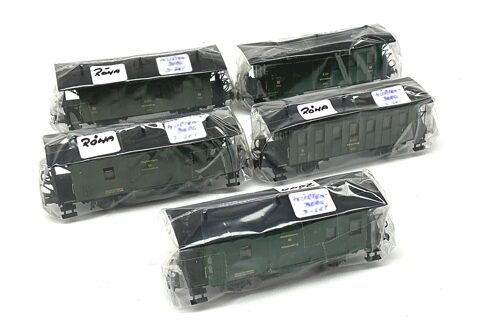 Lot 9731 *Spur H0 Konvolut Röwa Personenwagen 5tlg