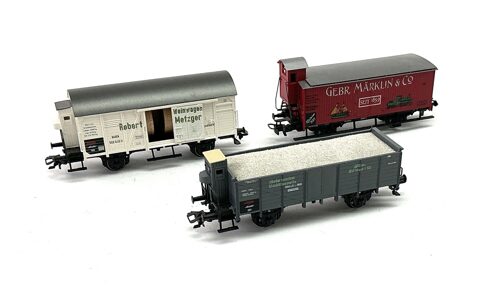 Lot 9874 *Spur H0 Konvolut Märklin Güterwagen 3tlg