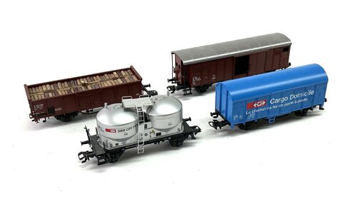 Lot 9881 *Spur H0 Konvolut SBB Güterwagen 4tlg
