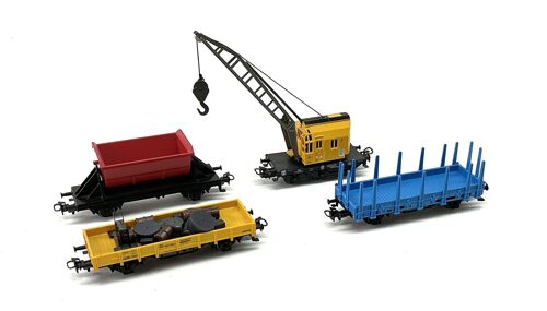 Lot 9888 *Spur H0 Konvolut Märklin Güterwagen 4tlg