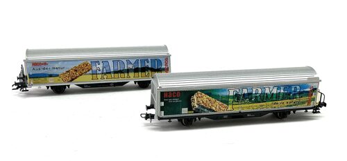 Lot 9907 *Spur H0 Konvolut Märklin + Roco  Güterwagen 2tlg