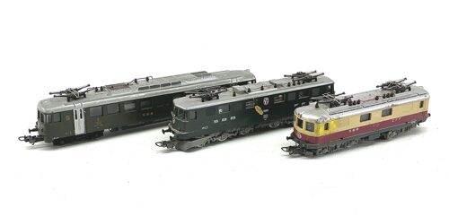 Lot 10010 *Spur H0 Konvolut Lima SBB Lokomotiven DC Funktion nicht überprüft  3tlg