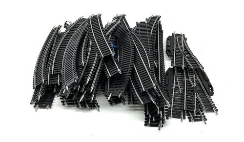 Lot 10057 *Spur H0 Konvolut DC Schienen und Weichen ca 35tlg