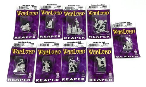 Lot 10120 *Miniaturen Konvolut Reaper Miniaturer Zinn 9tlg