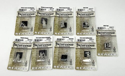 Lot 10124 *Miniaturen Konvolut Reaper Miniaturer Zinn 9tlg