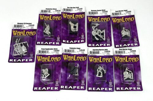Lot 10125 *Miniaturen Konvolut Reaper Miniaturer Zinn 9tlg