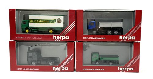 Lot 10203 *Spur H0 Konvolut Lastwagen  4tlg