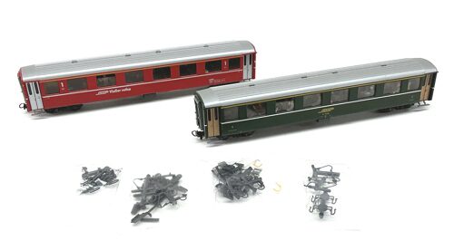 Lot 10235 *Spur H0m Konvolut BEMO Personenwagen mit Personen 2tlg