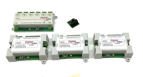 Lot 10241 *Digital Lenz Konvolut Rückmelder- + Weichendecoder  4tlg