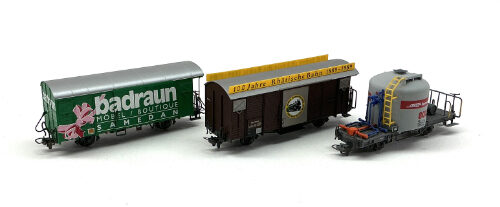Lot 10493 *Spur H0m  Konvolut  Bemo RhB Güterwagen 3tlg