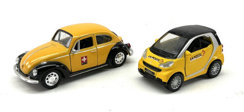 Lot 10509 *DieCast  Konvolut PTT Automodelle  1:43 2tlg